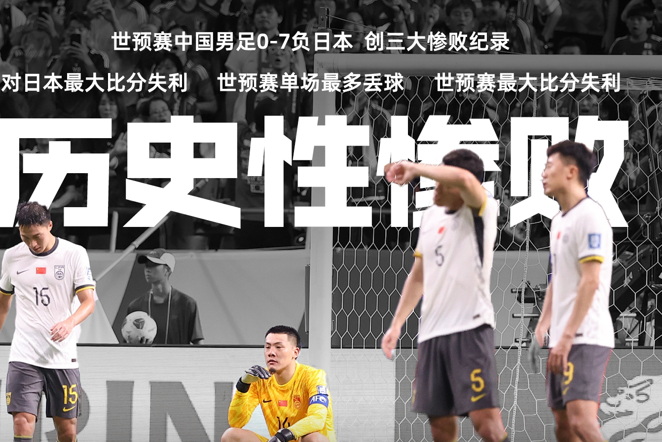 China men's football team lost with the largest score (the largest score in the history of China men's football team)